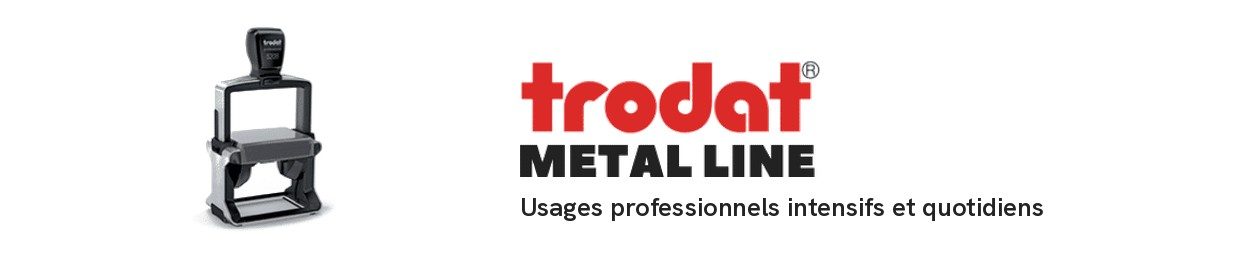 Gamme Tampons Trodat Metal Line